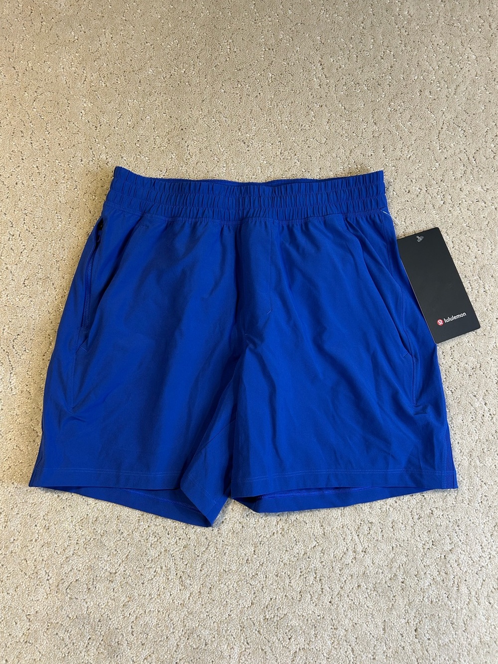 NWT Lululemon Pace Breaker Lined Shorts 5” LL Beach Ball Blue - Men’s XS